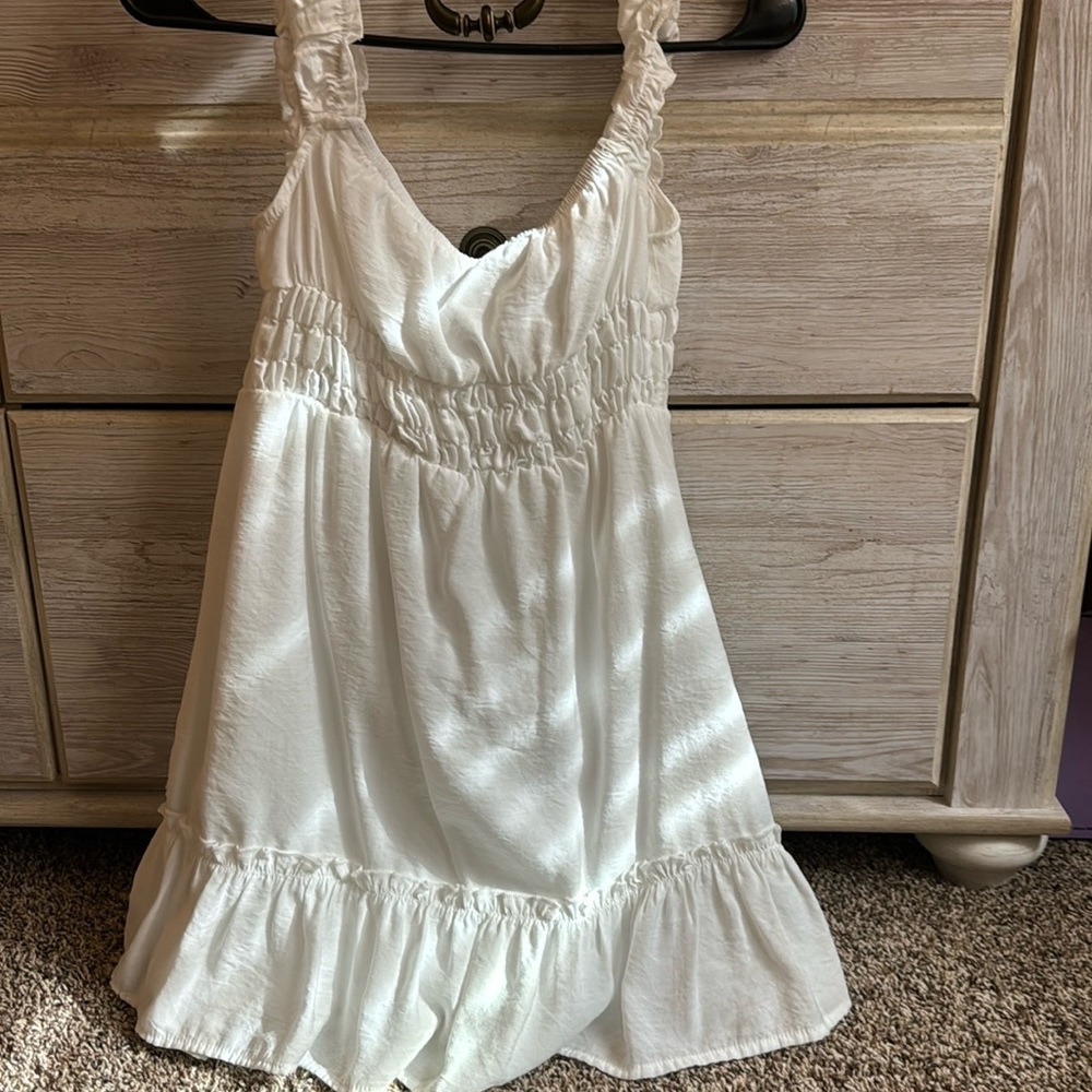 white dress